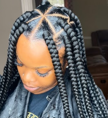 LARGE TRIANGLE BRAIDS