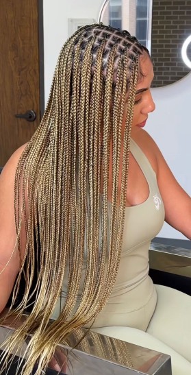 Small regular knotless braids